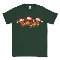 Sports Green christmas red angus cows Classic Tee - LillyAllenDesigns