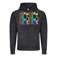 Vintage Black serape leopard tooled leather cowhide background Vintage Hoodie - RanaPortraitStore