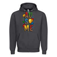 Smoke ausome autism Zipper Hoodie - OliviaCreatesArt