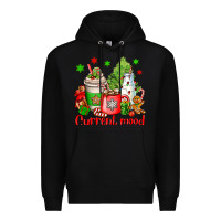 Black current mood christmas Premium Hoodie - OliviaCreatesArt