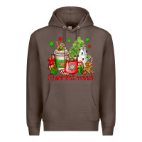 Coffee current mood christmas Premium Hoodie - OliviaCreatesArt