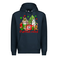 Navy current mood christmas Premium Hoodie - OliviaCreatesArt