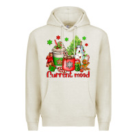 Oatmeal Heather current mood christmas Premium Hoodie - OliviaCreatesArt