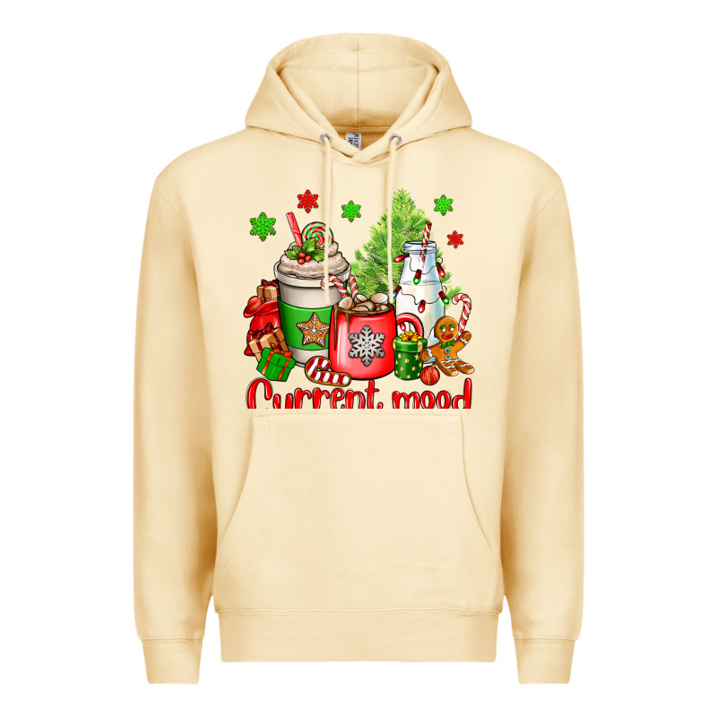 Current Mood Christmas Premium Hoodie by OliviaCreatesArt | Teevron