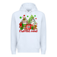White current mood christmas Premium Hoodie - OliviaCreatesArt