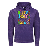 Cloud Purple happy 100 th days of school Vintage Hoodie - Artiststas