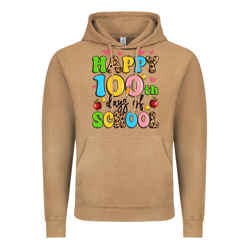 Happy 100 Th Days Of School Vintage Hoodie by Artiststas | Teevron