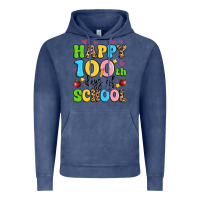 Vintage Denim happy 100 th days of school Vintage Hoodie - Artiststas