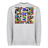 Heather Grey autism mom puzzle ribbon Heavyweight Sweatshirt - TumblerDesignByShophia