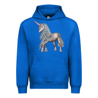 Cobalt Unicorn Urban Hoodie - LillyAllenDesigns
