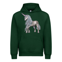 Foreset Green Unicorn Urban Hoodie - LillyAllenDesigns