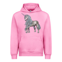 Fuchsia Pink Unicorn Urban Hoodie - LillyAllenDesigns