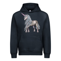 Navy Unicorn Urban Hoodie - LillyAllenDesigns