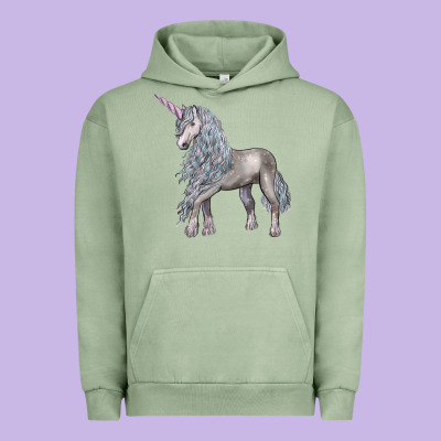 Unicorn Urban Hoodie Designed By Lillyallendesigns