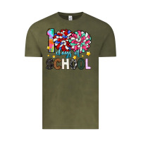 Vintage Olive 100 days of school Vintage Tee - Artiststas