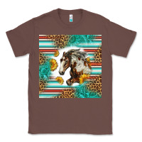Chestnut western mustang horse Classic Tee - LillyAllenDesigns