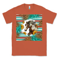 Copper western mustang horse Classic Tee - LillyAllenDesigns