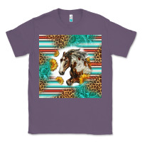 Lavender western mustang horse Classic Tee - LillyAllenDesigns