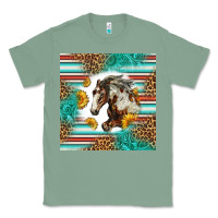 Sage western mustang horse Classic Tee - LillyAllenDesigns