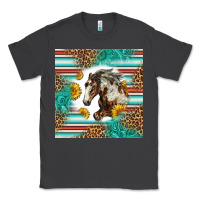 Smoke western mustang horse Classic Tee - LillyAllenDesigns