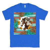 True Royal western mustang horse Classic Tee - LillyAllenDesigns