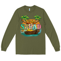 Army Green River squad Long Sleeve Tee - NancyCooperArtShop