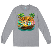 Heather Grey River squad Long Sleeve Tee - NancyCooperArtShop