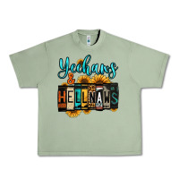 Oil Green yeehaws and hellnaws Urban Heavy Tee - Jasminsmagicworld