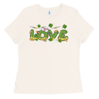 Bone st patricks love nurse Ladies Tee - MaliasSmallBusiness