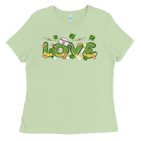 Matcha st patricks love nurse Ladies Tee - MaliasSmallBusiness