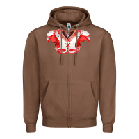 Chestnut practice jersey fa element Zipper Hoodie - FaDigitalArtStudio