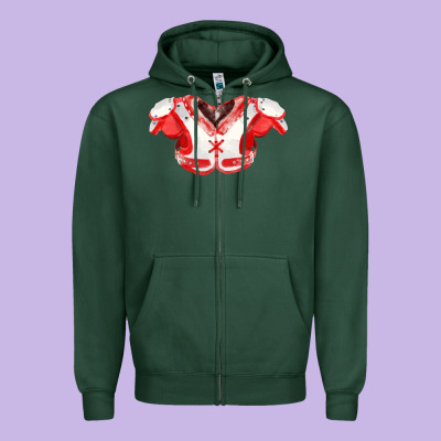 Practice Jersey Fa Element Zipper Hoodie Designed By Fadigitalartstudio