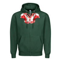 Sports Green practice jersey fa element Zipper Hoodie - FaDigitalArtStudio