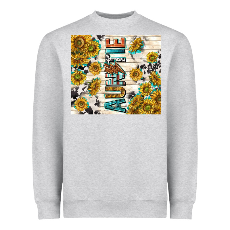 Auntie With Lightning Bolt Heavyweight Sweatshirt by TumblerDesignByShophia | Teevron