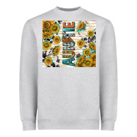 Heather Grey auntie with lightning bolt Heavyweight Sweatshirt - TumblerDesignByShophia