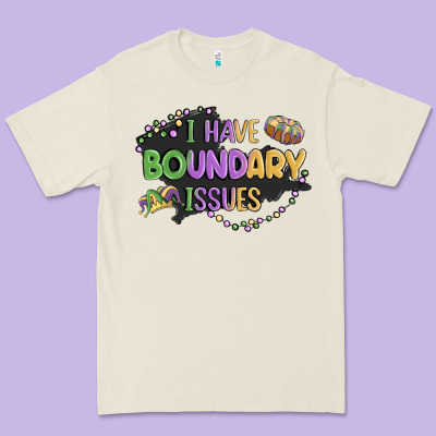 ı Have Boundary ıssues Premium Tee Designed By Maliassmallbusiness