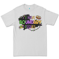 Dove Grey ı have boundary ıssues Premium Tee - MaliasSmallBusiness