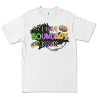 White ı have boundary ıssues Premium Tee - MaliasSmallBusiness