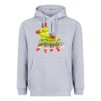 Heather Grey pinata Heavyweight Hoodie - FaDigitalArtStudio
