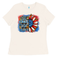 Patriotic Sunflower Ladies Tee | Teevron