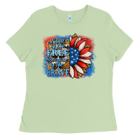 Matcha Patriotic Sunflower Ladies Tee - Jasminsmagicworld