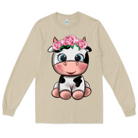 Mushroom cute cow Long Sleeve Tee - texasbilliewilder