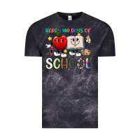 Cloud Black happy 100 days of school Vintage Tee - Artiststas
