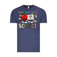 Vintage Denim happy 100 days of school Vintage Tee - Artiststas