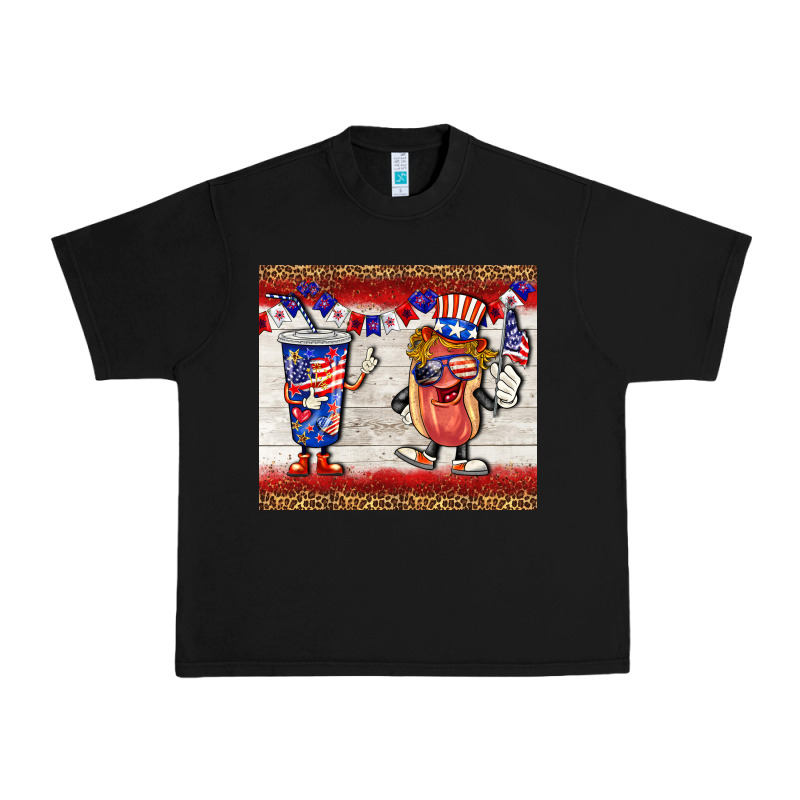 Usa Hot Dog Coca Tumbler Urban Heavy Tee by BarkalooDesign | Teevron