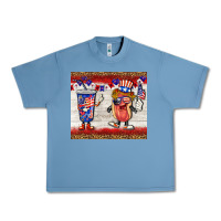 Pebble Blue usa hot dog coca tumbler Urban Heavy Tee - BarkalooDesign