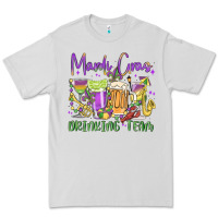Dove Grey mardi gras drinking team Premium Tee - MaliasSmallBusiness