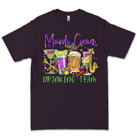 Plum mardi gras drinking team Premium Tee - MaliasSmallBusiness