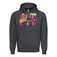 Smoke cupid's favorite teacher Zipper Hoodie - OliviaCreatesArt