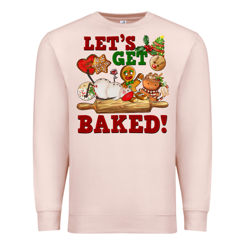Let's Get Baked Premium Sweatshirt by FaDigitalArtStudio | Teevron